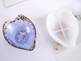 Molde silicona bandeja contenedor hoja